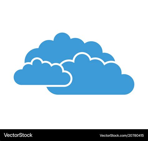 Clouds icon Royalty Free Vector Image - VectorStock