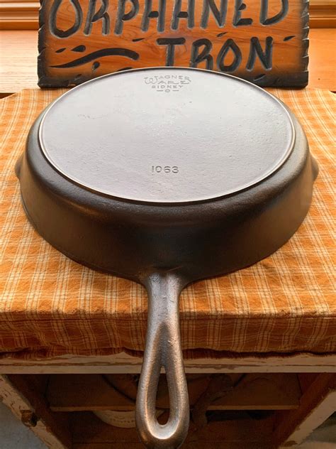 Wow Wagner 13 Stylized Logo Cast Iron Skillet - Etsy