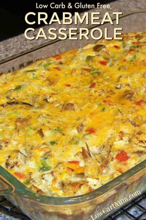 Baked Crabmeat Casserole with Vegetables | Low Carb Yum