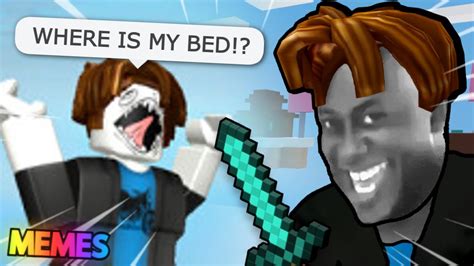 ROBLOX Bedwars Funny Moments (MEMES) - YouTube