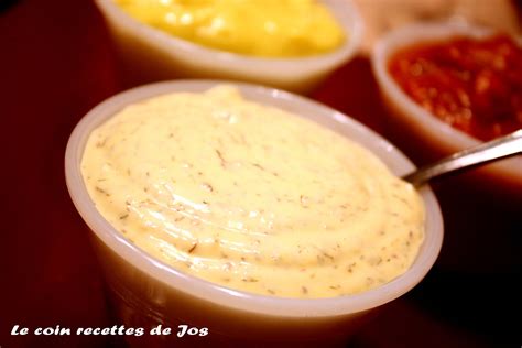 Le coin recettes de Jos: SAUCE AUX TROIS MOUTARDES ET À L'ANETH (pour fondue et raclette)