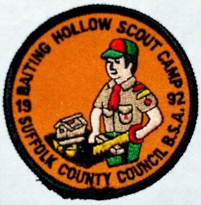 Baiting Hollow Scout Camp (NY) 1992 Pocket Patch BSA | eBay