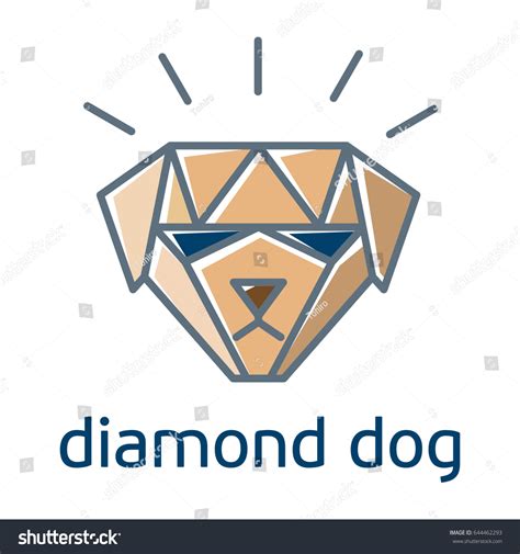 Diamond Dog Vector Logotype Stock Vector (Royalty Free) 644462293 | Shutterstock