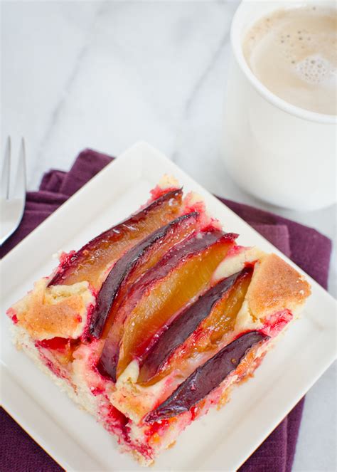 Apricosa: A September Cake with Fresh Prune Plums