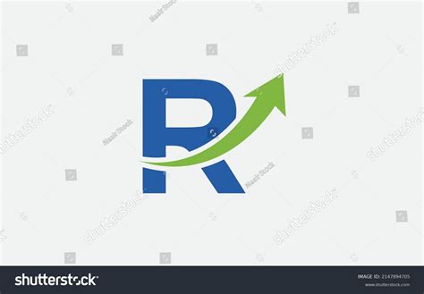 Growth Arrow Icon Vector Financial Logo Stock Vector (Royalty Free ...