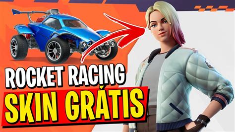 RESGATAR SKIN GRÁTIS ROCKET RACING no FORTNITE (DESAFIOS ROCKET LEAGUE ...