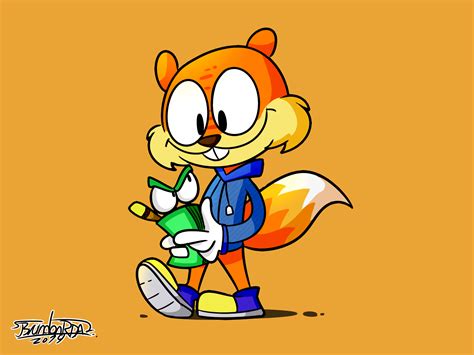 Conker the Squirrel by BrandonRDA on Newgrounds