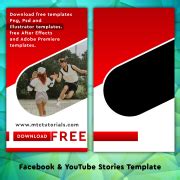 Free YouTube and Instagram stories Template png - MTC TUTORIALS