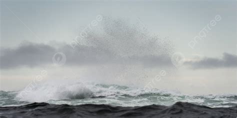 Waves In The Pacific Ocean Background And Picture For Free Download ...