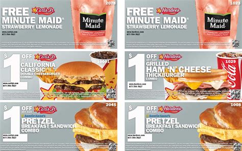 hardee's breakfast coupons