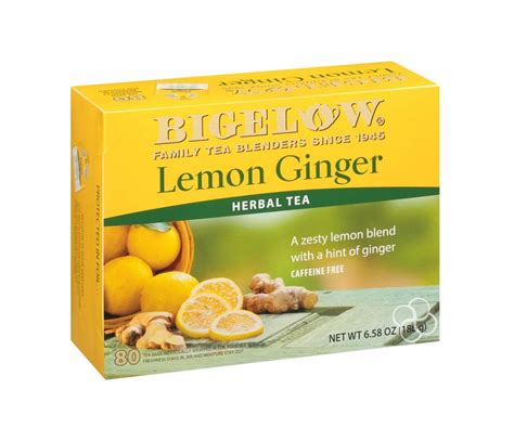 10 Bigelow Lemon Ginger Tea Nutrition Facts - Facts.net