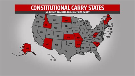 Concealed Carry States Map