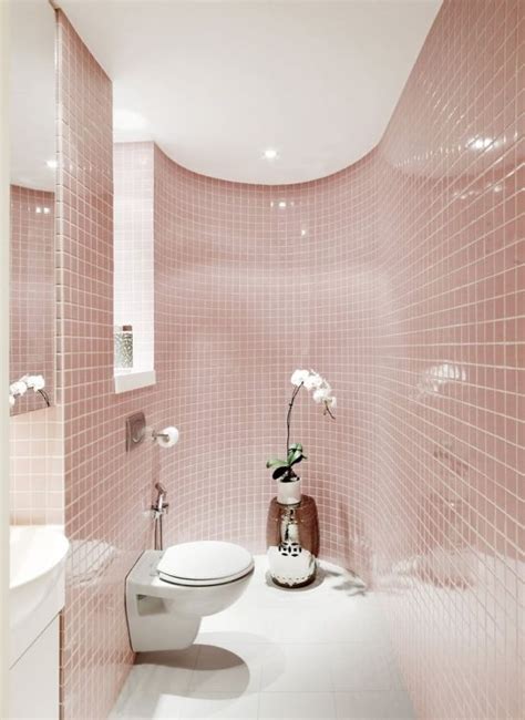 pink _glitter_bathroom_tiles_12 | Design del bagno, Bellissimi bagni, Bagni moderni