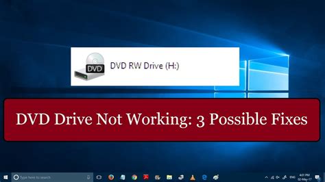 Fix: DVD Drive not working in windows 10 [3 SIMPLE METHODS] - YouTube