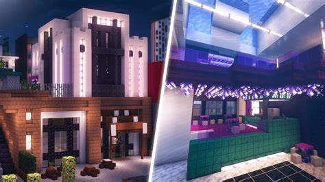 Building a Modern Nightclub in Minecraft | Realistic City - YouTube