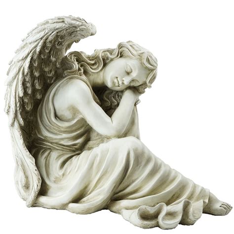 Northlight 19" Resting Angel Religious Outdoor Patio Garden Statue - Ivory - Walmart.com