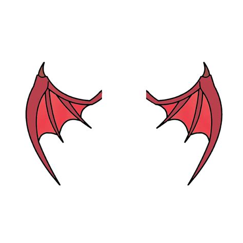 Devil Wings Drawing | Free download on ClipArtMag