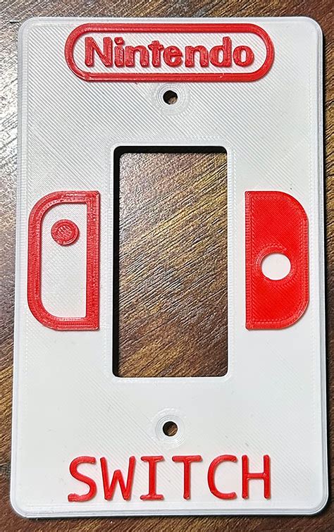 Nintendo Switch Light Switch Plate rocker Switch - Etsy