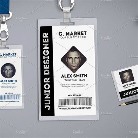 24+ Vertical Identification Card Designs & Templates- AI, Word, Pages, PSD, Publisher