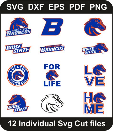 Boise State Broncos Bundle Svg | Boise State Broncos Bundle Png