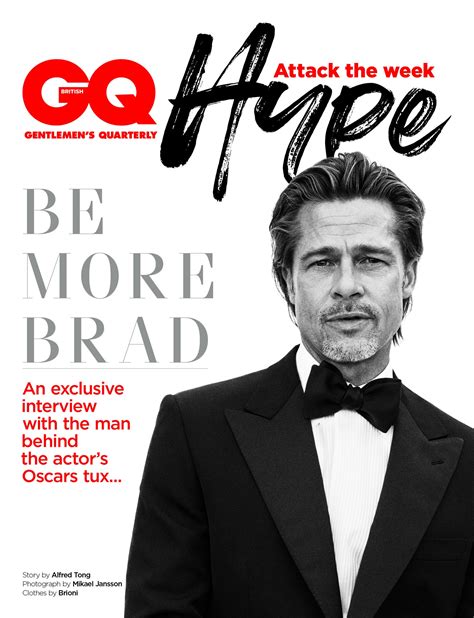 Brad Pitt’s Oscars tuxedo: Meet the man who designed it | British GQ