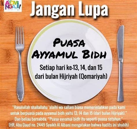 Jadwal Puasa Ayyamul Bidh Bulan Rajab 1443 H atau 2022, Catat Tanggalnya Disini