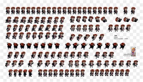 Construc2d Game Character Png - 2d Rpg Character Animation, Transparent Png - vhv