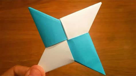 How To Make A Ninja Star Out Of Lined Paper - Origami