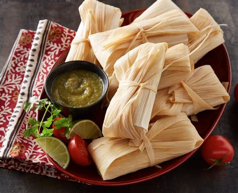 Chicken Tamales with Tomatillo Salsa - Daisy Brand - Sour Cream ...