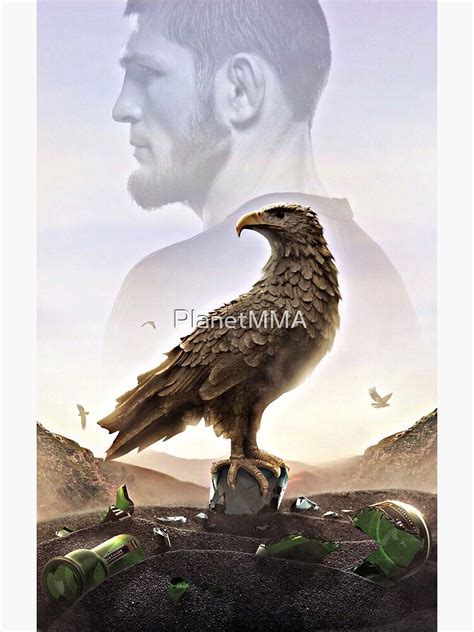 "Khabib Nurmagomedov the eagle " Poster for Sale by PlanetMMA | Redbubble