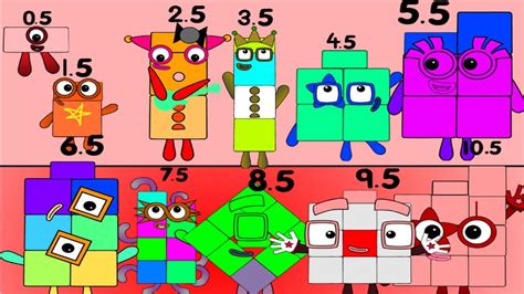 Numberblocks band create halves | Number dancing song. Magic Number, Dancing, Numbers, Songs ...