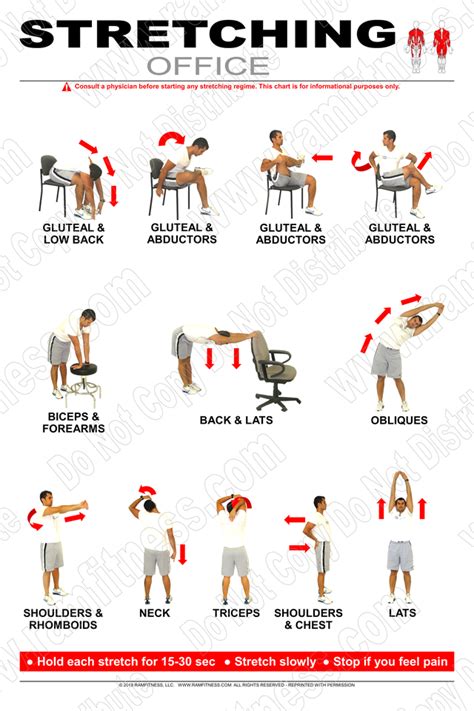 Office Stretching Poster