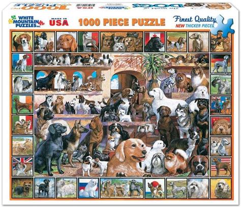 White Mountain Puzzles World of Dogs - 1000 Piece Jigsaw Puzzle # ...