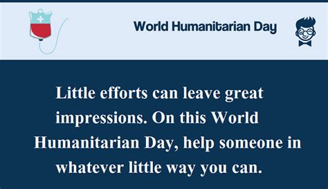 World Humanitarian Day Quotes 2022 Themes Status Messages