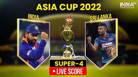 Asia Cup, IND vs SL, Highlights: Sri Lanka win by 6 wickets – India TV