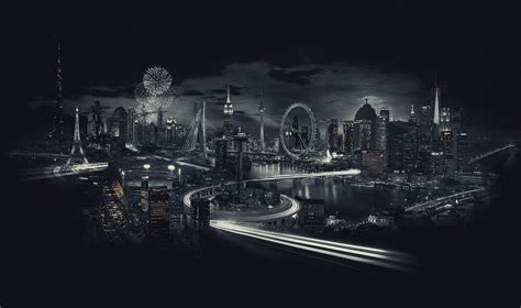 World city skylines on Behance