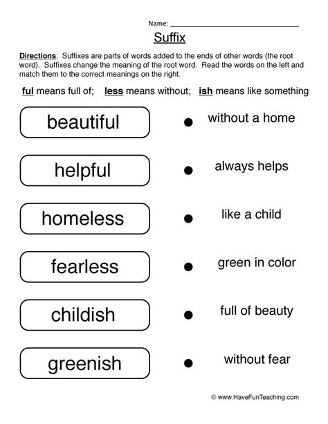 2Nd Grade Suffixes Worksheets Pdf - Mike dunne