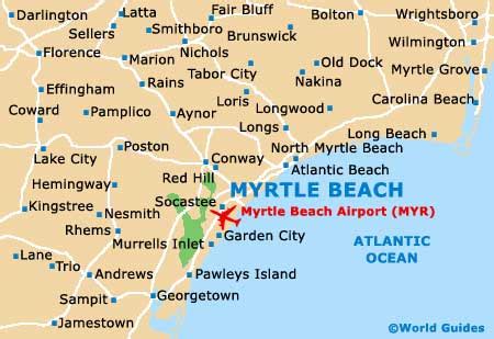 Myrtle Beach Maps and Orientation: Myrtle Beach, South Carolina - SC, USA