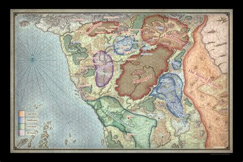 Mike Schley | Cartography Prints | The Underdark; 5th Edition (Artist's Print)