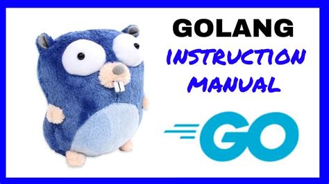 Golang Gopher Instruction Manual - YouTube