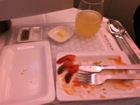 Air New Zealand Business Class - Food Starter Empty Plate - InsideFlyer UK