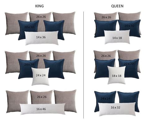 Chart + Mix & Match Pillow Combinations l Home décor tips Pillow tips Pillow styling White Couch ...