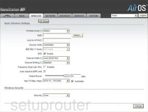 Setup WiFi on the Ubiquiti NanoStation M5