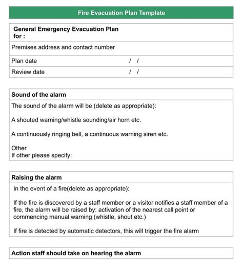 26+ Free Printable Fire Evacuation Checklist Templates - Sample PDF, MS Word » American Templates