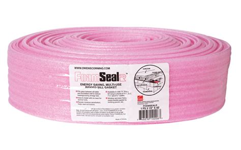 Owens Corning FormSealR 3.5 in. W x 50 ft. L Unfaced Fiberglass Sill Sealer Roll 14-1/2 sq. ft ...