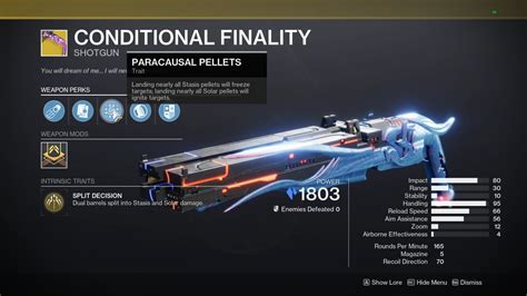 How to Get Conditional Finality Exotic Shotgun in Destiny 2 | Attack of ...