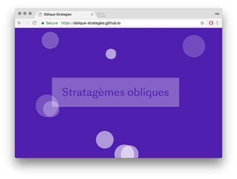 Oblique Strategies – Design Briefs