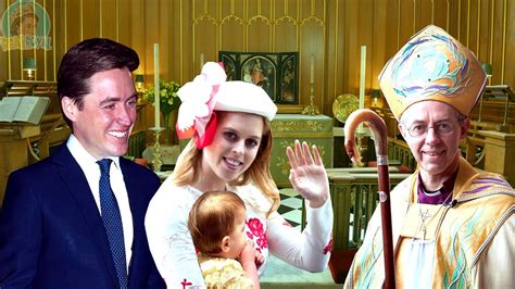 Princess Beatrice was overjoyed to be christening her daughter Sienna with her family - YouTube