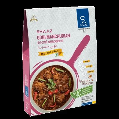 Delicious Gobi Manchurian Instant Gravy - Shaaz Foods | Authentic Indian Delight