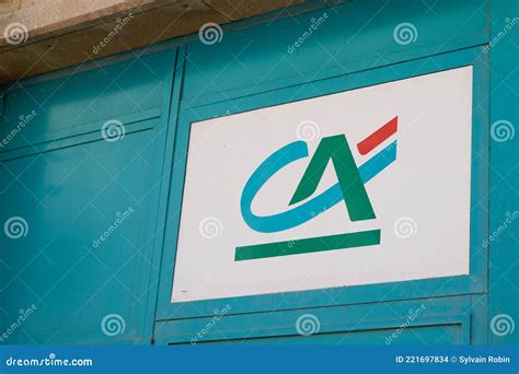 Ca Credit Agricole Logo Sign and Brand Text of Bank French Agency ...